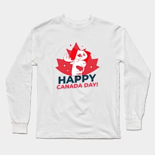 Happy Canada day Long Sleeve T-Shirt